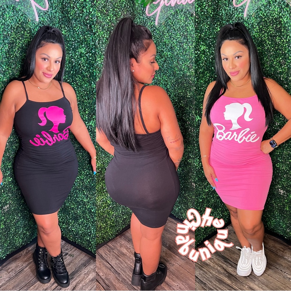 Barbie Dress Black or Pink